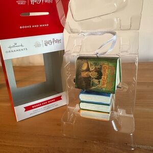 Hallmark Harry Potter Ornament Set with Green and Blue Accents